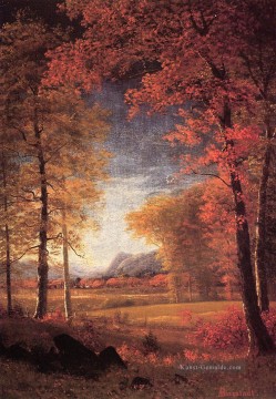  Bierstadt Malerei - Herbst in Amerika Oneida County in New York Albert Bier